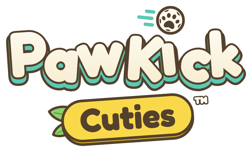 The PawKick Cuties™ logo