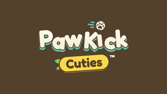 The logo on a dark brown background